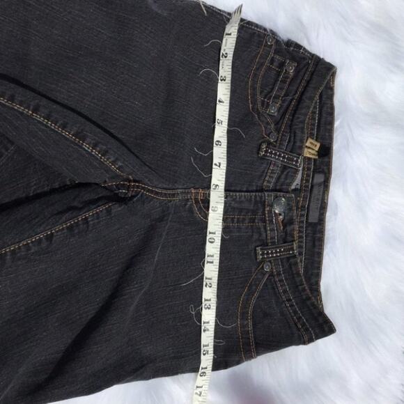 Nine West Size 6 Dark Straight Leg Black Jeans 27 - Picture 4 of 8